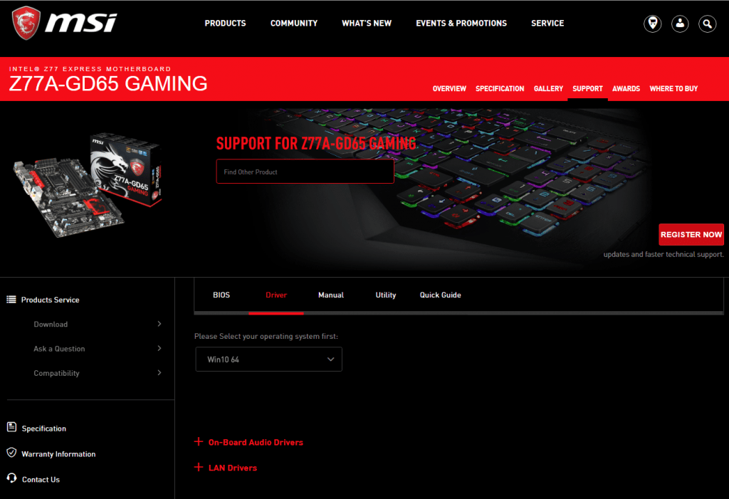 MSI_gaming_network_driver